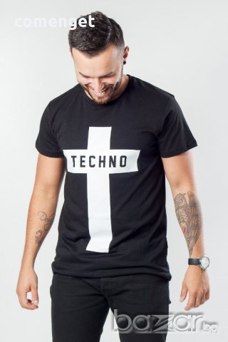  ХИТ! Мъжки тениски с TECHNO CROSS / ТЕХНО принт. Или Поръчай с ТВОЯ идея! , снимка 2 - Тениски - 20416312