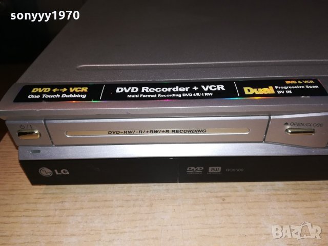 lg rc6500-dvd recorder/video-за ремонт-внос швеицария, снимка 7 - Плейъри, домашно кино, прожектори - 21574705