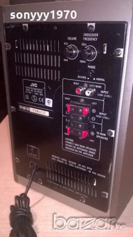 jvc sp-pw100 powered subwoofer-36х32х23см-внос швеицария, снимка 16 - Тонколони - 19127229