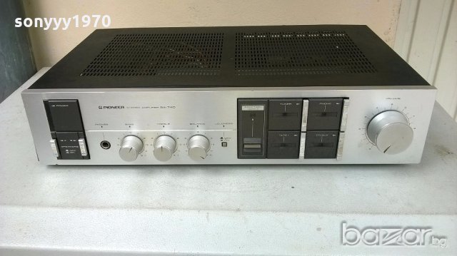 pioneer sa-740-stereo amplifier-made in japan-внос швеицария, снимка 4 - Ресийвъри, усилватели, смесителни пултове - 18216889