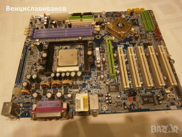 Дънна платка GA-K8N Pro Процесор AMD64 3200+, снимка 3 - Дънни платки - 23510024