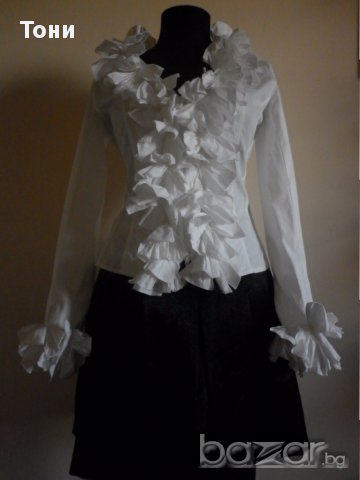 Бяла риза на Anne Fontaine THE KIMMY , снимка 7 - Ризи - 16624117