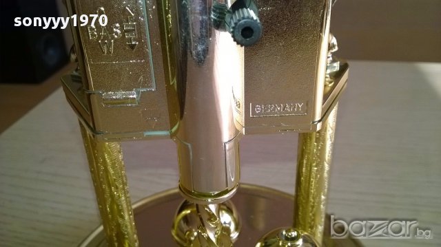 Ретро марков немски часовник-в цвят злато-внос швеицария, снимка 16 - Стенни часовници - 17559879