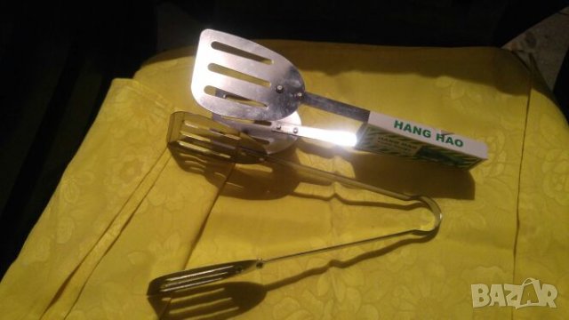 3бр щипки за скара, снимка 2 - Прибори за хранене, готвене и сервиране - 24250626