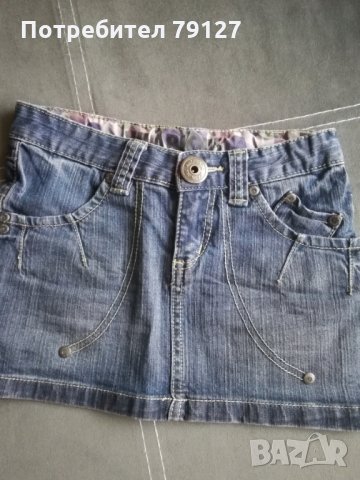 детски дънкови полички, снимка 5 - Детски рокли и поли - 23909743