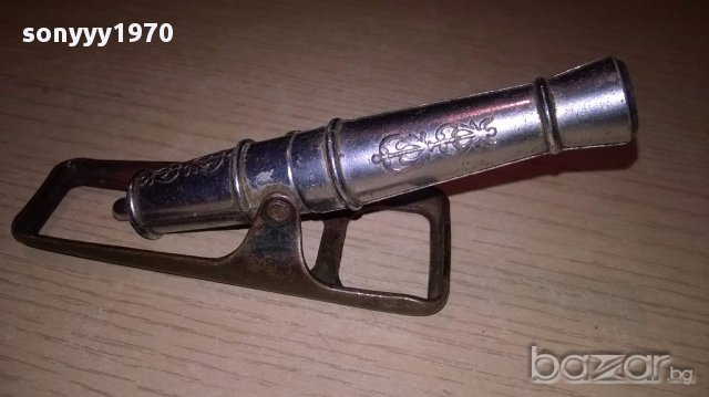 АНТИКА-Топ/оръдие-ретро отварачка/тирбушон-12см, снимка 4 - Антикварни и старинни предмети - 17832476