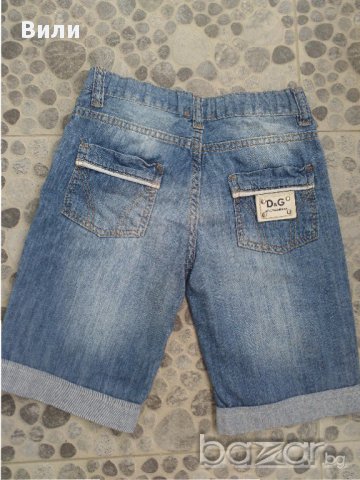 Детски къси дънки D&G, снимка 1 - Детски къси панталони - 18129624