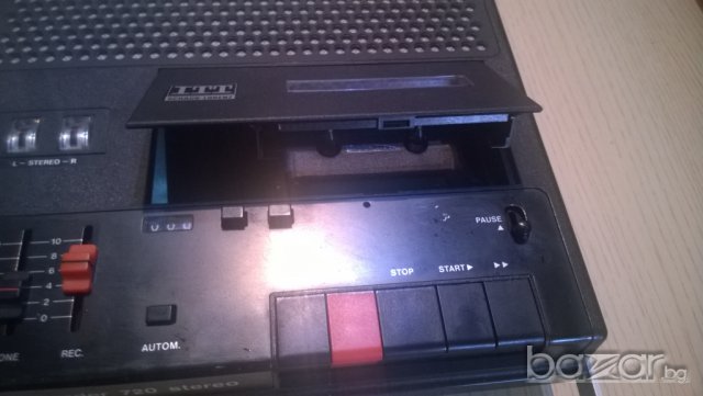 itt 720-schaub lorenz-studio stereo cassete recorder-нов внос от швеицария, снимка 2 - Ресийвъри, усилватели, смесителни пултове - 7482287