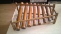 Ретро музикален инструмент-бамбуков-45х38х18см-внос швеицария, снимка 6