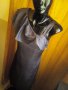 Официална маслено сива рокля М, снимка 4
