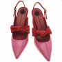 ПРОМО 🍊 RED OR DEAD 🍊 Дамски обувки кожа и велур ULTRA CHIC 37 номер нови с кутия, снимка 8