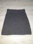 Къса сива плетена пола марка Terranova, снимка 1 - Поли - 24539710