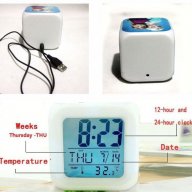 Миниони Despicable Me Alarm часовници с термометър с 7 цвята на дисплея, снимка 9 - Други - 12283345