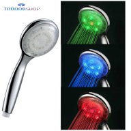Светеща душ слушалка в 3 цвята Led shower, снимка 3 - Други - 10040924