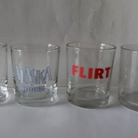 Стъклени чаши за водка, уиски бира и безалкохолно използвани, снимка 2 - Чаши - 24194507
