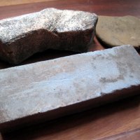 Стари занаятчийски брусове за заточване на ножове, ножици и др. инструменти, масат, точило, камък, снимка 5 - Колекции - 23135312