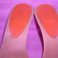 Оранжеви гръцки чехли за плаж, снимка 3 - Чехли - 14926561