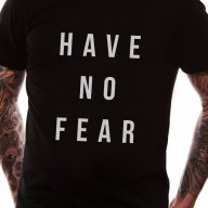 Мъжки тениски ANTHONY JOSHUA NO FEAR с FITNESS принт! Поръчай модел С Твоя Снимка или идея!, снимка 2 - Тениски - 18140179