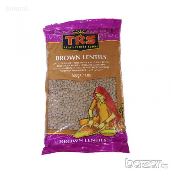 TRS Brown Lentils 500g / ТРС Кафява Леща 500гр, снимка 1
