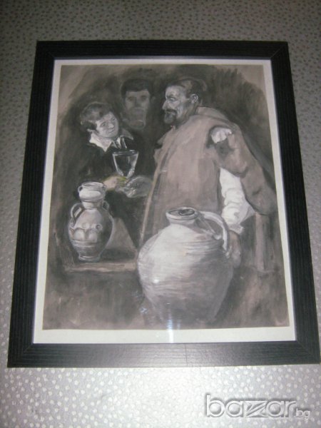 " Продавачът на вода" вариация по Веласкес, снимка 1