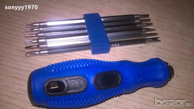 профи отвертка с специфични накраиници, снимка 1