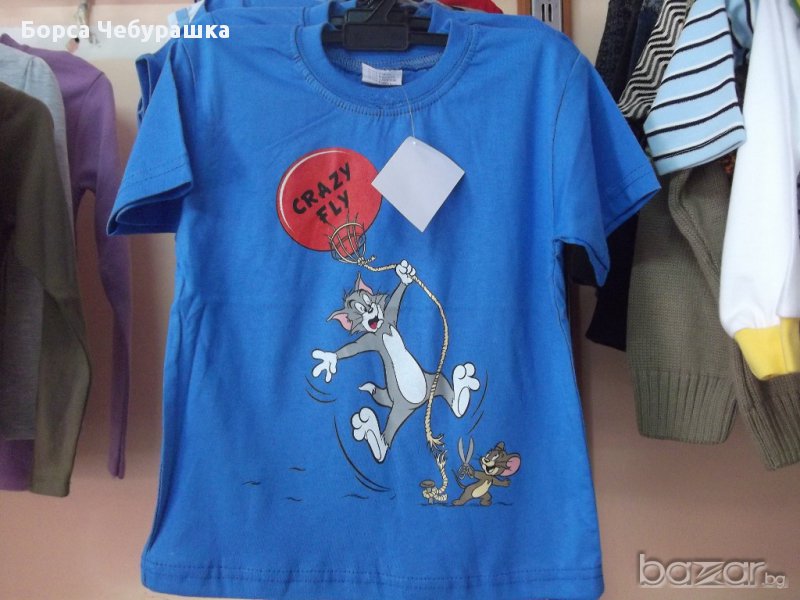 1014000009: Тениска Том и Джери - 5,90лв, снимка 1