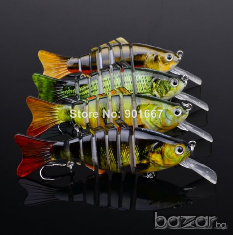 воблер 11.2см 14г 7 части, снимка 15 - Такъми - 7932170