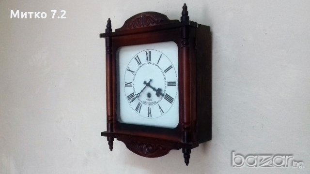 стенен механичен часовник весна, снимка 3 - Антикварни и старинни предмети - 21360841