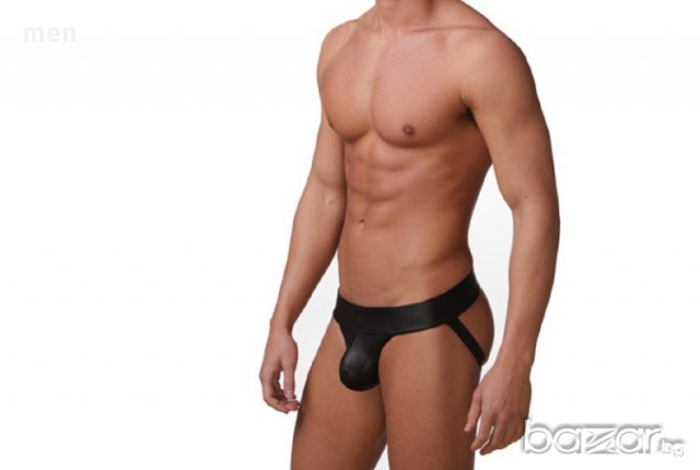 Мъжки прашки Джокстрап Кожа, размер M / L, снимка 2 - Бельо - 14789844