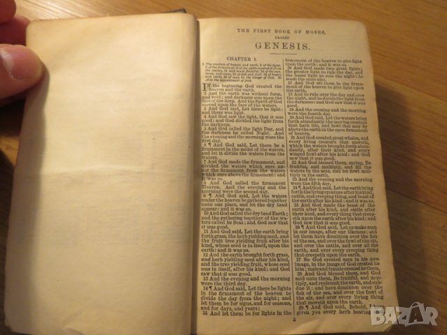 Стара английска библия Holy Bible изд. 1928г. -1016 стр.- стария  и новия  завет притежавайте тази с, снимка 8 - Антикварни и старинни предмети - 24738546