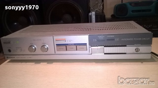 hitachi ha-1 stereo amplifier-made in japan-внос швеицария, снимка 2 - Ресийвъри, усилватели, смесителни пултове - 14225347