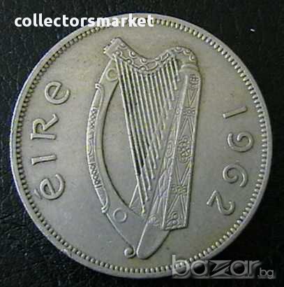 ½ крона 1962, Ирландия, снимка 2 - Нумизматика и бонистика - 15926564