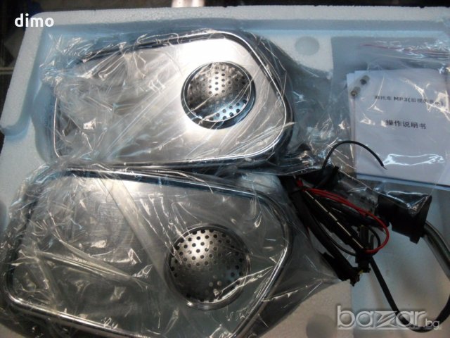 Огледала за скутер мотоциклет с музика, снимка 1