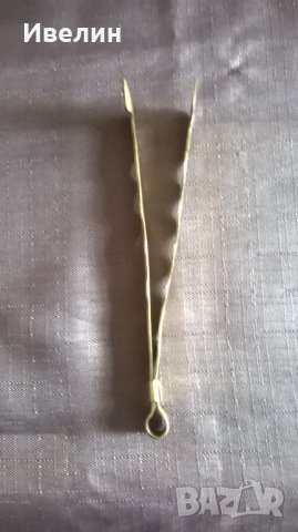 месингова щипка, снимка 2 - Антикварни и старинни предмети - 24064482