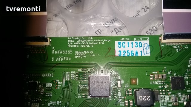 T-Con PCB 6870C-0452A 6871L-3256A, снимка 2 - Части и Платки - 24874197