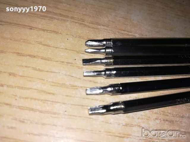 отвертка с 6х2 специфични накраиника-16см, снимка 16 - Отвертки - 20802263