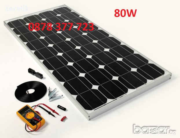Нови Соларен панел 100W 150W 250W контролер solaren panel poly crystal, снимка 12 - Друга електроника - 17878760