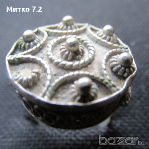 Старинен сребърен пръстен - 1, снимка 9 - Пръстени - 17225508