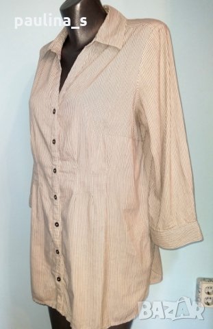 Брандова туника тип риза "Н&М"®  /  голям размер , снимка 1 - Ризи - 25837909