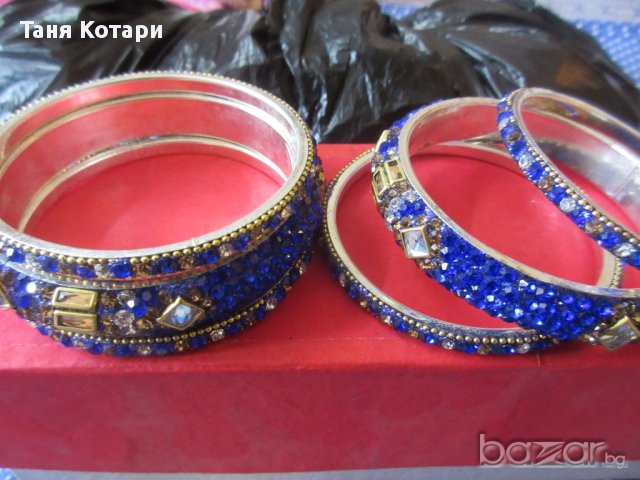 Индийски гривни - стъклени, перлени, пластмасови, снимка 9 - Гривни - 14247985