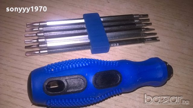 профи отвертка с специфични накраиници