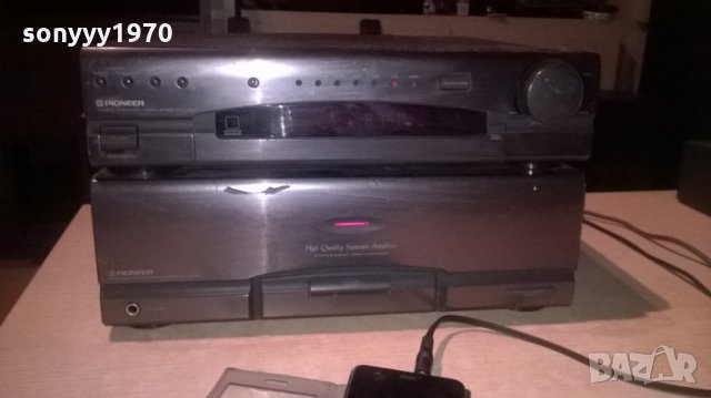 pioneer japan-power ampli+preamplifier/tuner-внос швеицария
