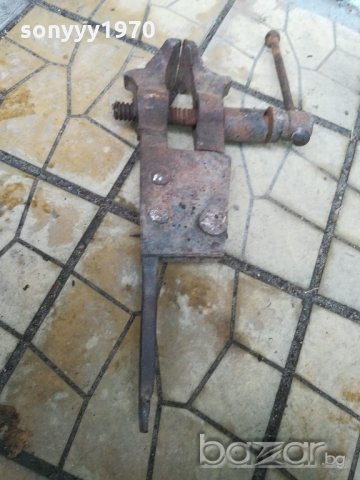 поръчано-ковашко голямо старо менгеме-50х30х10см-метално, снимка 14 - Антикварни и старинни предмети - 20831388