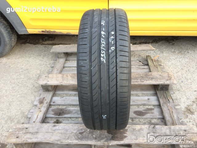  235/45/19 Континентал СпортКонтакт 2013г! 5,5мм! ЕДИНИЧКА! 