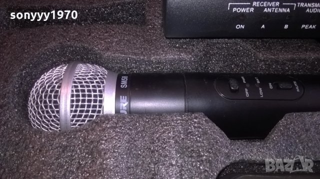 *куфар и приемник shure-БЕЗ МИКРОФОН, снимка 7 - Микрофони - 23978366