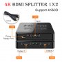 HDMI сплитер (разклонител) 1 към 2 / HDMI splitter , снимка 14