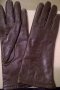 кафяви дамски ръкавици ест. кожа, снимка 4