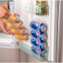 Органайзер за хладилник за консерви и кутии напитка 4 раздела за пестене на място в хладилник