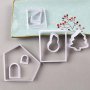 Резци за Коледна къщичка – 8 части, снимка 5