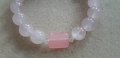 Гривна с розов кварц , снимка 3